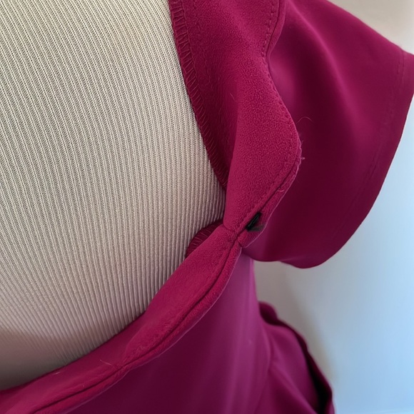 Purple Formal mid length dress with pockets. Size 11/12 - Picture 6 of 9